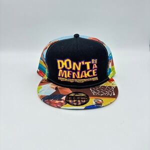 Headgear Classics Dont Be a Menace To South Central Fitted Hat 7 1/2 Black